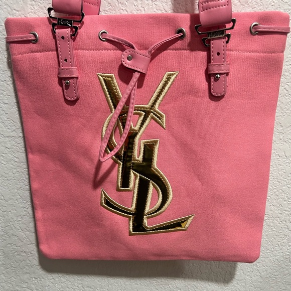 YSL Beauty Pink Women's Tote Bag - GWP 13.5 x 13.5 - New!! - Picture 6 of 12